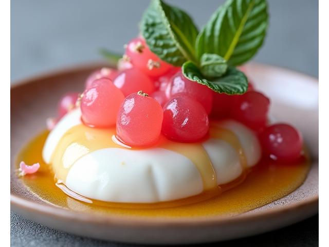 Vårmeny dessert: Rabarbra og skyr med honning